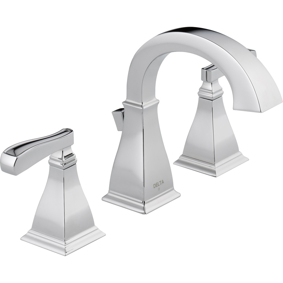 Delta Olmsted 2 Handle Widespread Faucet Brushed Nickel 35717 Sp