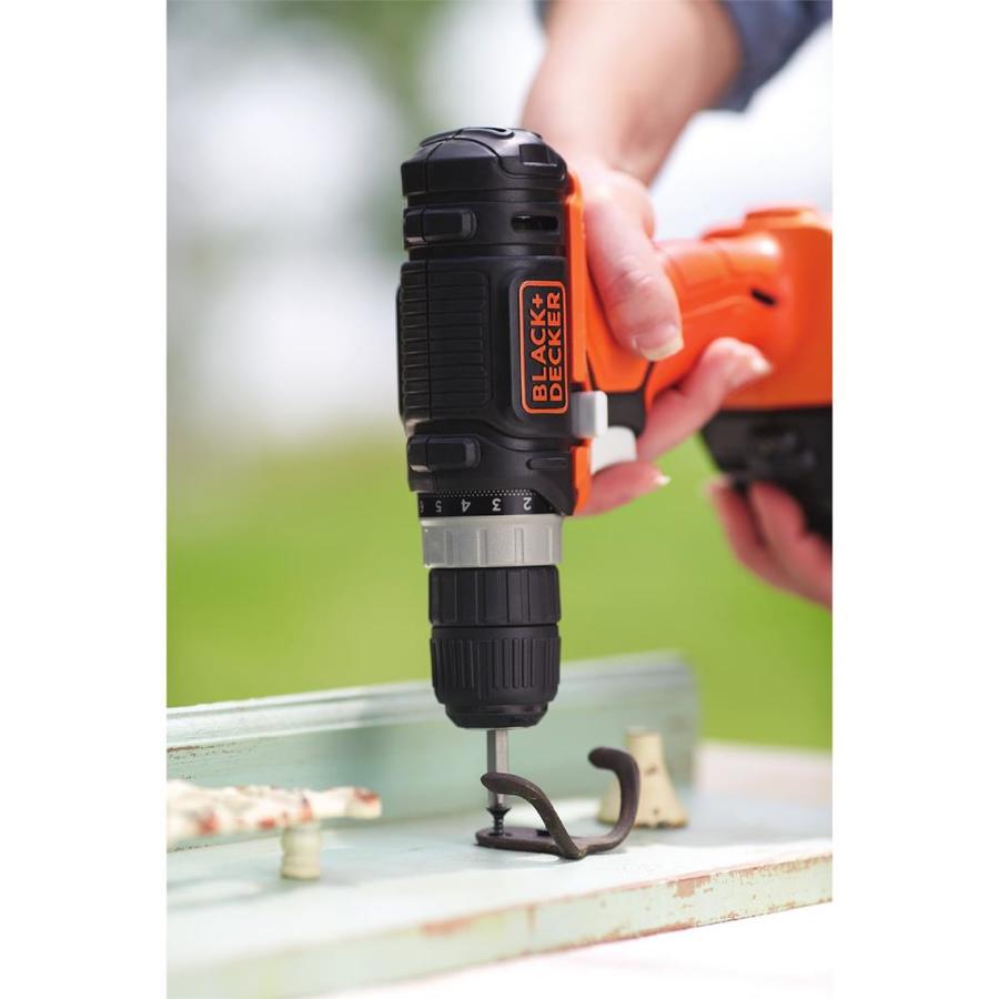 Black & Decker 4-Tool 12 Volt MAX Lithium-Ion Drill/Driver, Jig Saw, Detail  Sander & Work Light GoPak Cordless Tool Combo Kit