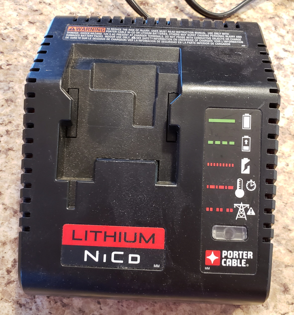 Details about   18V Battery Charger for Porter Cable PCXMVC Lithium & NiCd NiMh Slide PC18B 